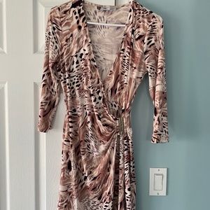 Jennifer Lopez animal print dress.